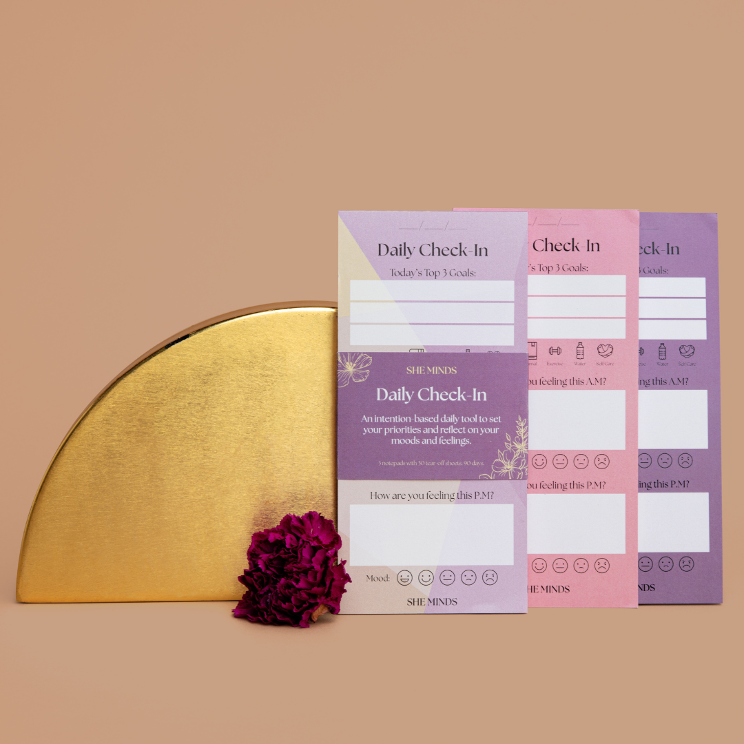 She H Notepad She Minds Daily Check In Notepad